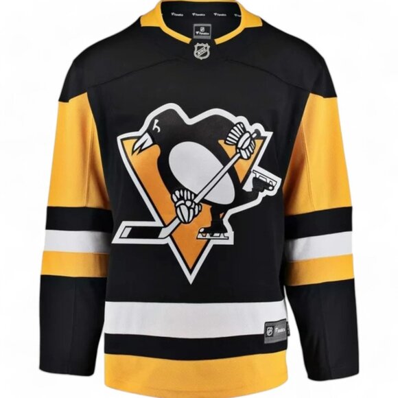 NEW Pittsburgh Penguins Home NHL Hockey Licensed SEWN Fanatics Youth Jersey L/XL - Picture 7 of 9